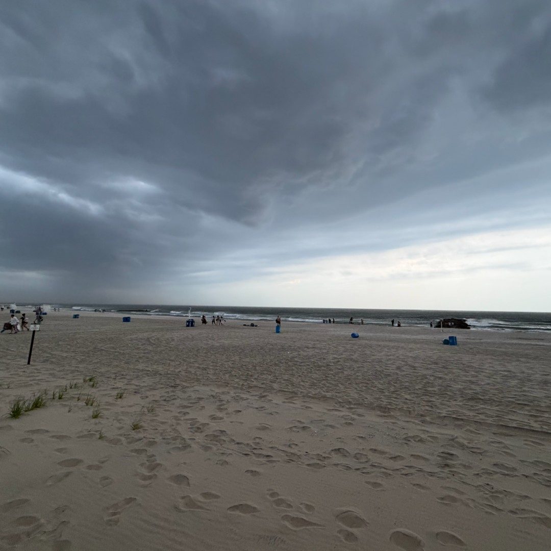june 6 #beach #nj was literally amazing weather, talking / ppl watching for hours